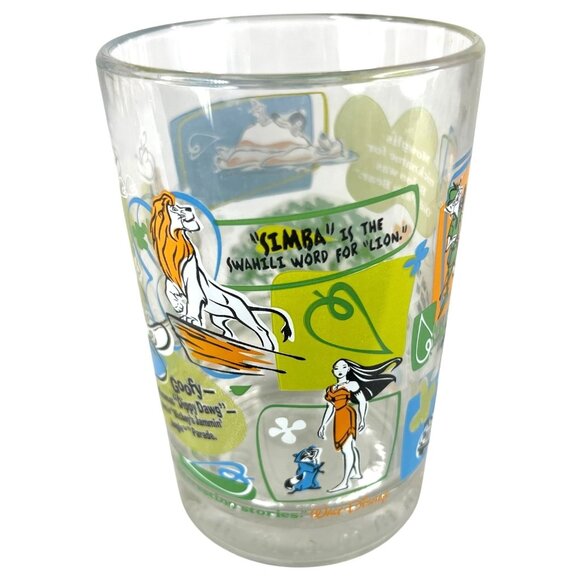McDonalds Walt Disney World Drinking Glass 100 Years Of Magic Animal Kingdom - Picture 4 of 8